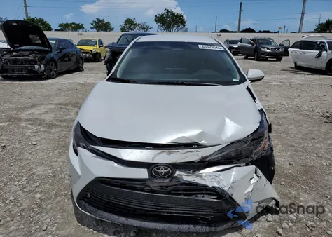 2025 Toyota Corolla Le from USA, damaged, VIN 5YFB4MDE5SP272319